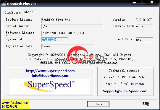 SuperSpeed RamDisk Plusĥp̓MӲPV11.6.795.0 hb